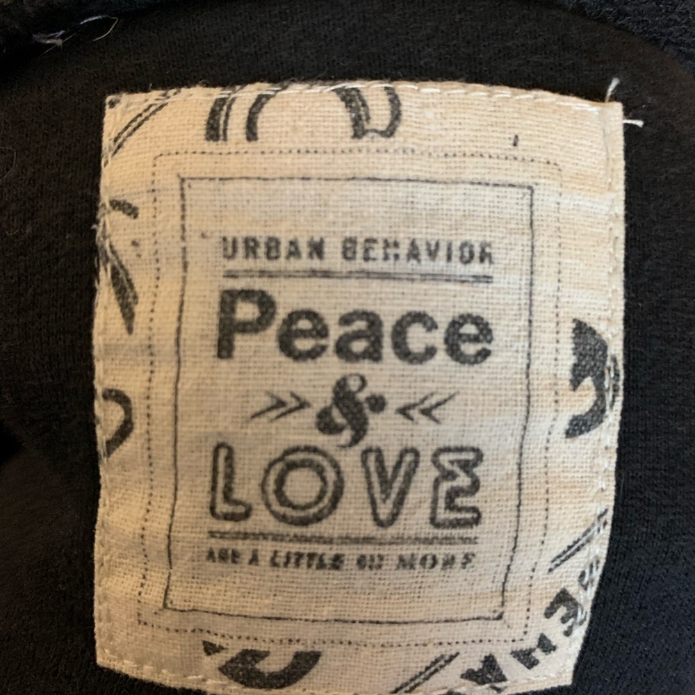 Urban Behavior Black Bomber Jacket Cotton Blend Military Gorpcore Streetwear 22” - Picture 9 of 10